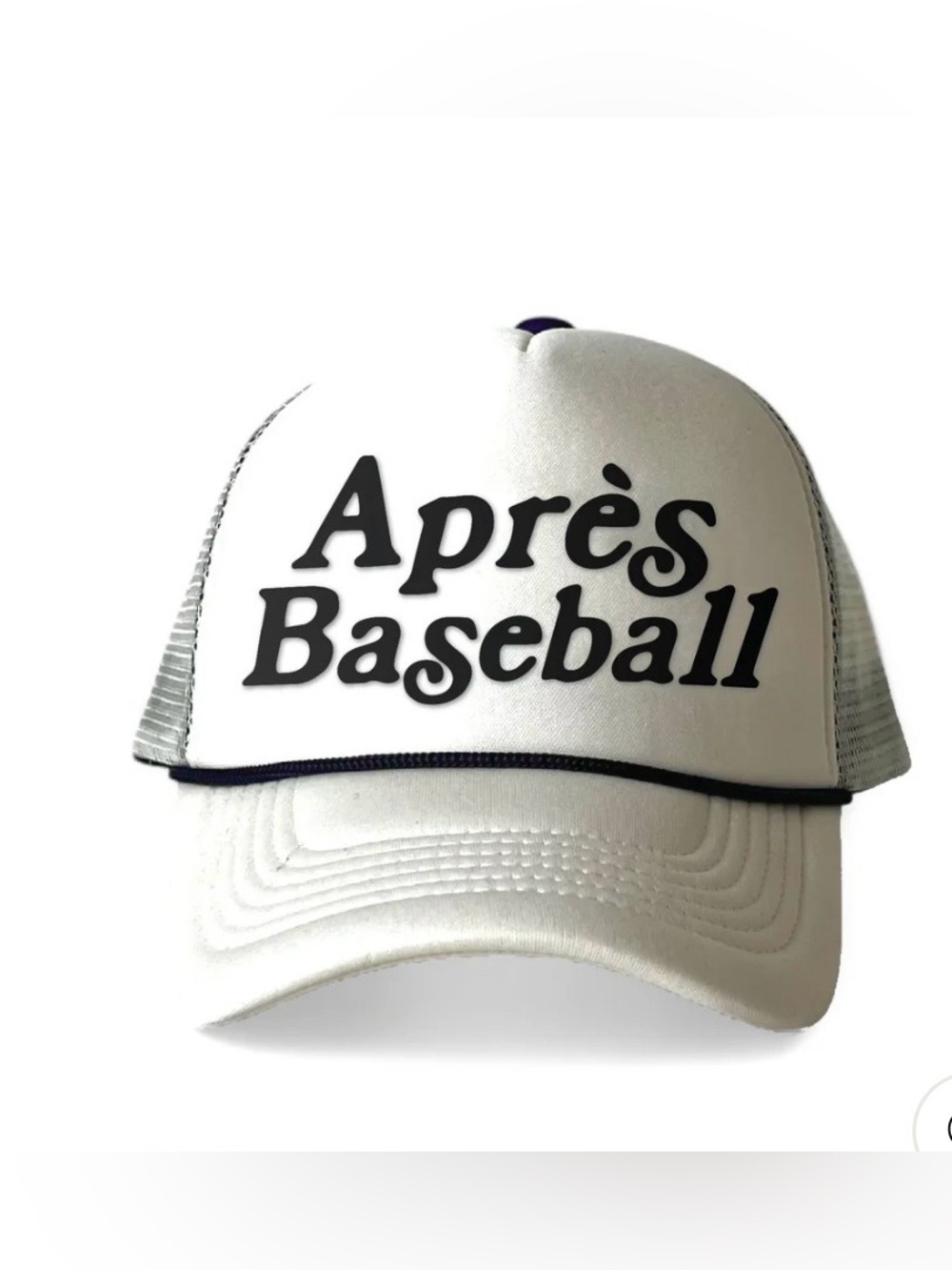 Talisman Après Baseball White and Black
Foam Trucker Hat